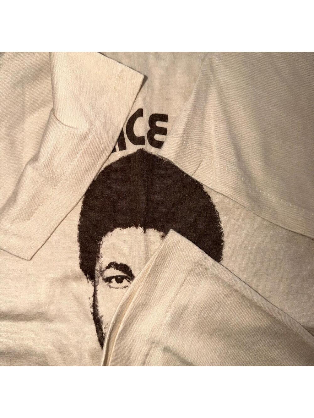 Nike Vintage T Shirt MAURICE LUCAS Basketball Camp 1970s 70s Rare Swoosh Jordan - Picture 3 of 9